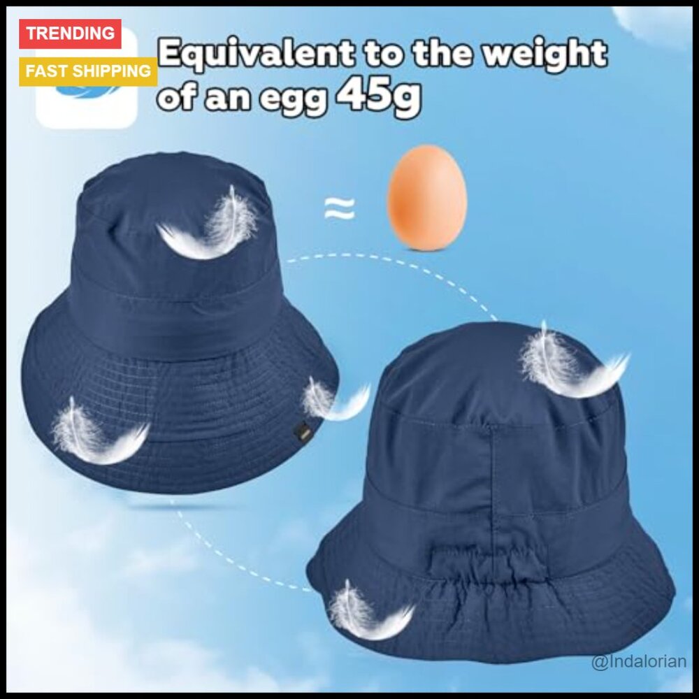 Lightweight Packable Sun Hat Quick-Dry Foldable H… - image 4